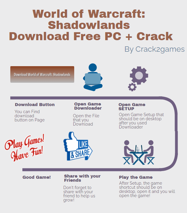 World of Warcraft Shadowlands download crack free